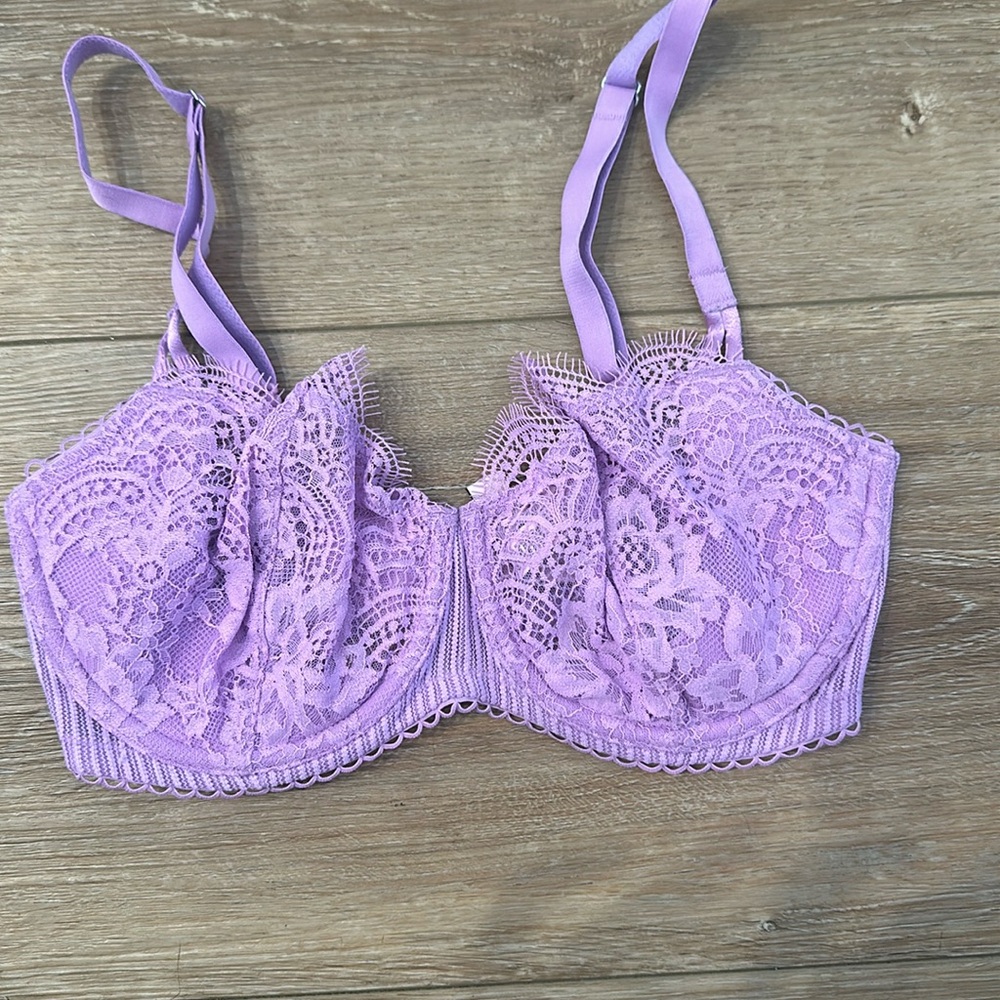 Purple bra
